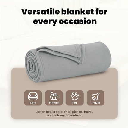 Filtar 24 st Grå 200 x 150 cm 10.41 Fleece