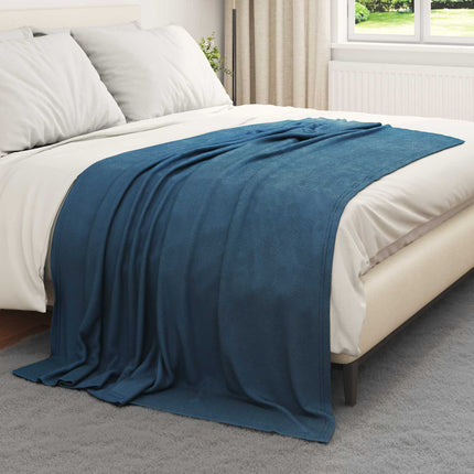 Filtar 24 pcs Mörkblå 200 x 150 cm Fleece