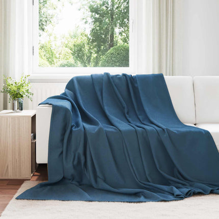 Filtar 24 pcs Mörkblå 240 x 220 cm Fleece