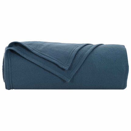 Filtar 24 pcs Mörkblå 240 x 220 cm Fleece