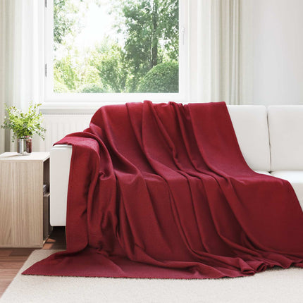 Filtar 24 pcs Bordeaux Röd 240 x 220 cm Fleece