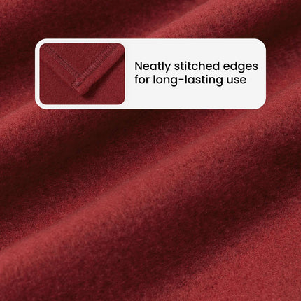 Filtar 24 st Bordeaux Röd 270 x 240 cm 21.67 Fleece