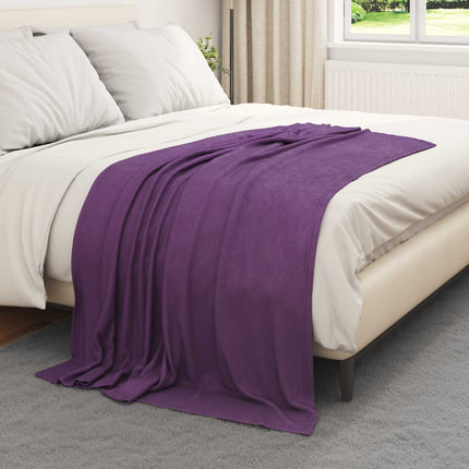 Filtar 24 pcs Lila 170 x 130 cm Fleece