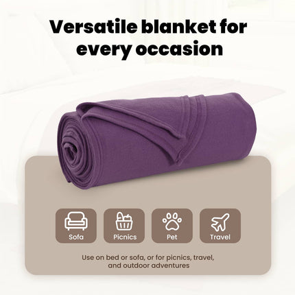 Filtar 24 st Lila 170 x 130 cm 7.43 Fleece