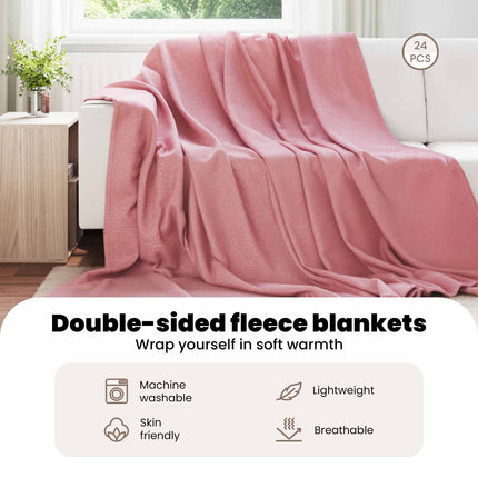 Filtar 24 st Rosa 240 x 220 cm 17.74 Fleece