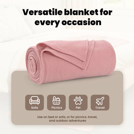 Filtar 24 st Rosa 240 x 220 cm 17.74 Fleece