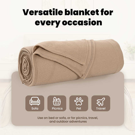Kastfilt Kamel 350 x 270 cm Fleece