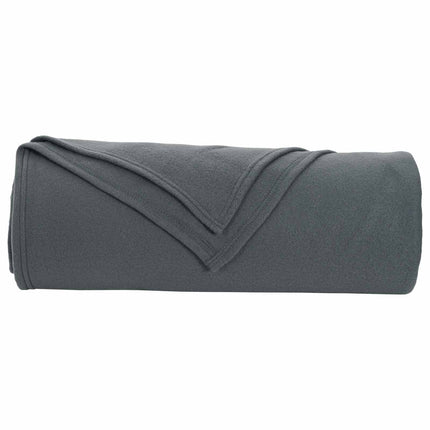 Kastfilt Mörkgrå 280 x 210 cm Fleece