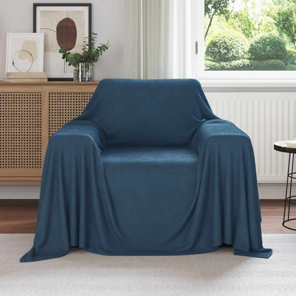 Kastfilt Mörkblå 210 x 140 cm Fleece