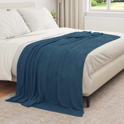 Kastfilt Mörkblå 210 x 140 cm Fleece