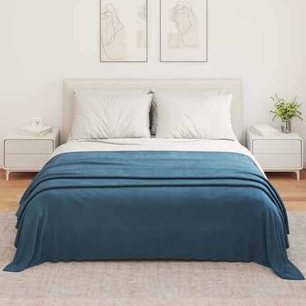 Kastfilt Mörkblå 350 x 270 cm Fleece