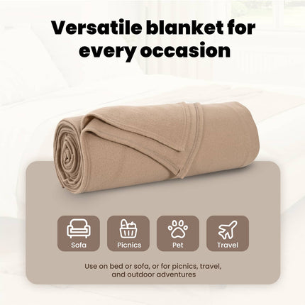 Filtar 6 st Kamel 210 x 140 cm 2.48 Fleece