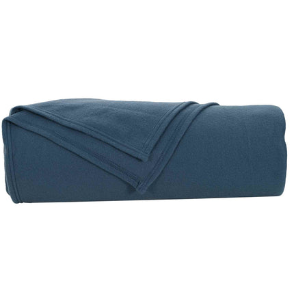 Filtar 6 pcs Mörkblå 280 x 210 cm Fleece