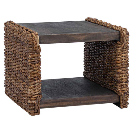 Kaffeebord Naturfärg 45 x 45 x 45 cm Massivt mahognyträ