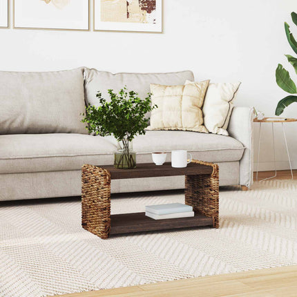 Kaffeebord Naturfärg 70 x 35 x 35 cm Massivt mahognyträ
