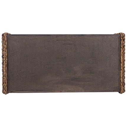 Kaffeebord Naturfärg 110 x 55 x 35 cm Massivt mahognyträ