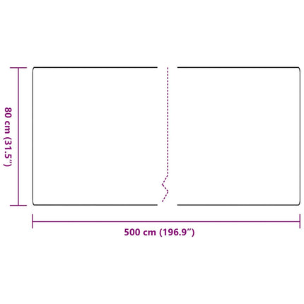 Matta-runner Antracit 80 x 500 cm 100% Polypropen