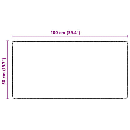Matta-runner Svart 50 x 100 cm 100% Polypropen Tuft
