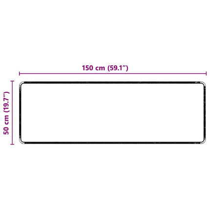 Matta-runner Svart 50 x 150 cm 100% Polypropen Tuft