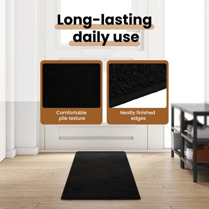 Matta-runner Svart 50 x 300 cm 100% Polypropen Tuft