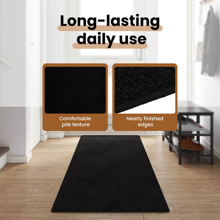 Matta-runner Svart 80 x 400 cm 100% Polypropen Tuft