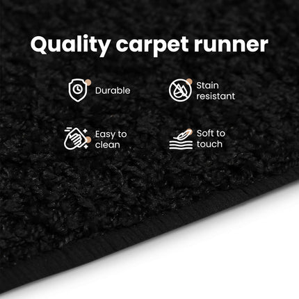 Matta-runner Svart 100 x 250 cm 100% Polypropen Tuft