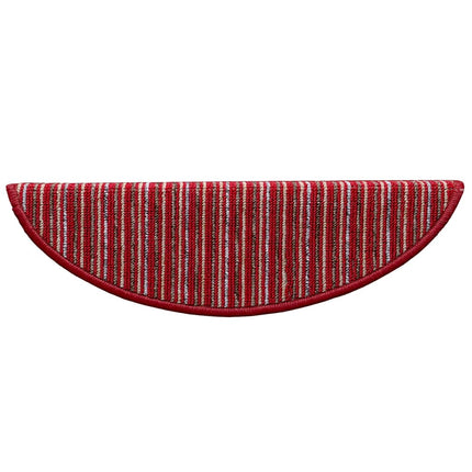 Självhäftande trappmattor 15 st 56 x 17 x 3 cm Non-Slip Röd