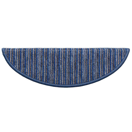 Självhäftande trappmattor 15 st 56 x 17 x 3 cm Non-Slip Blå