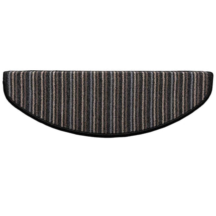 Självhäftande trappmattor 15 pcs Antracit 65 x 21 x 4 cm
