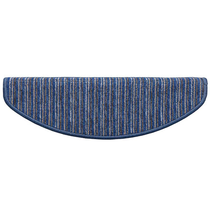 Självhäftande trappmattor 15 st 65 x 21 x 4 cm Non-Slip Blå