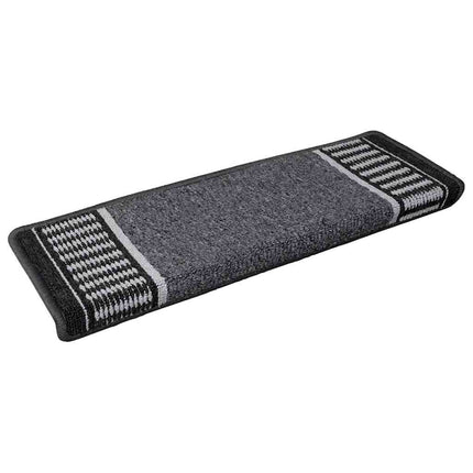 Självhäftande trappmattor 15 st 65 x 21 x 4 cm Non-Slip