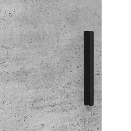 Badrumsmöbelset 3 pcs Betonggrå Konstruerat trä & Metall