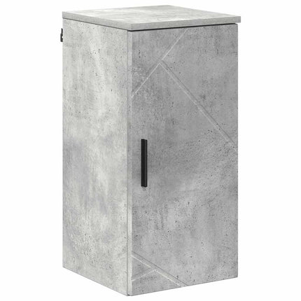 Badrumsmöbelset 5 pcs Betonggrå Konstruerat trä & Metall