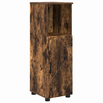 Badrumsmöbelset 5 st Rökt ek 61 x 35 x 64 cm