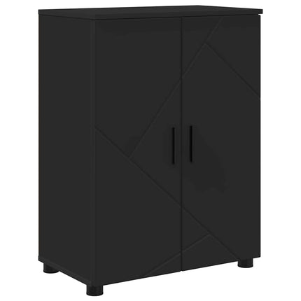 Badrumsmöbelset 4 st Svart 61 x 35 x 64 cm