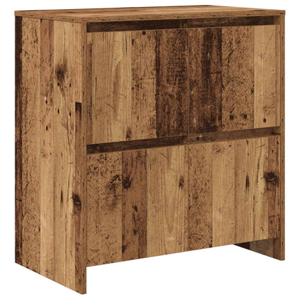 Sideboard 3 pcs Gammalt trä 70 x 41 x 75 cm Konstruerat trä