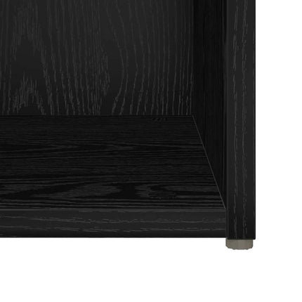 TV-bänkset 6 st 37 x 35 x 72 cm Svart Ek