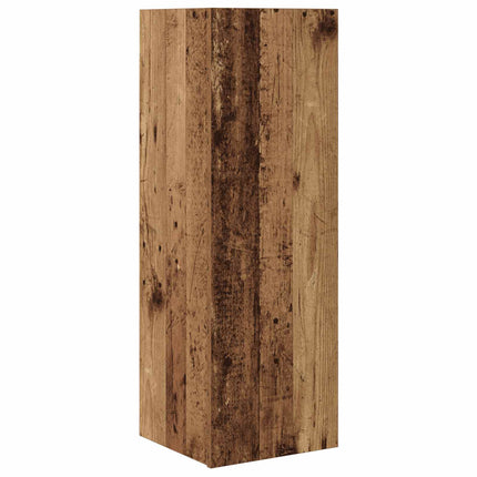 TV-bänkset 10 pcs Gammalt trä 30,5 x 30 x 90 cm Konstruerat trä