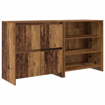 Sideboard 2 pcs Gammalt trä 70 x 41 x 75 cm Konstruerat trä