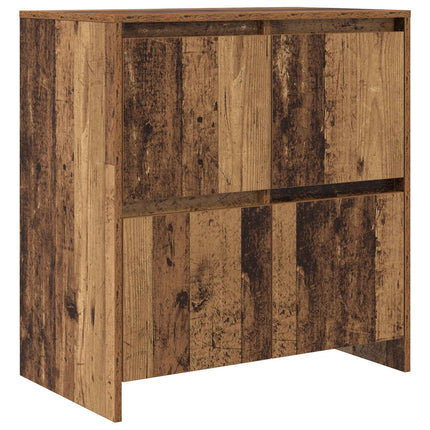 Sideboard 2 pcs Gammalt trä 70 x 41 x 75 cm Konstruerat trä