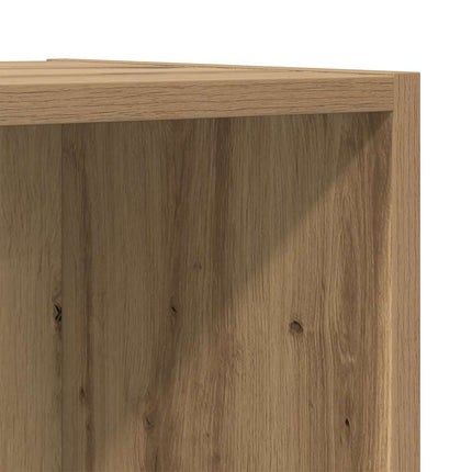 TV-bänkset Väggmonterad 2 pcs Artisan Ek Konstruerat trä