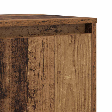 Skåp 2 pcs Gammalt trä 70 x 41 x 75 cm Konstruerat trä