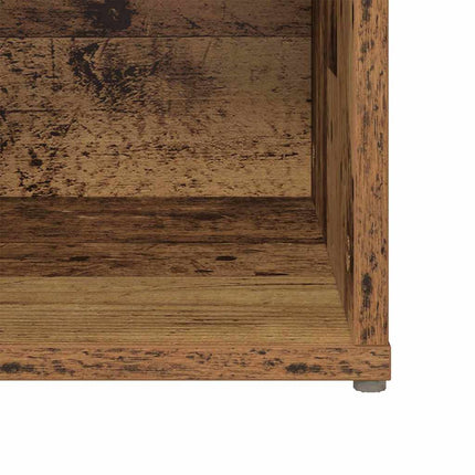 TV-bänkset 2 pcs Gammalt trä 37 x 35 x 72 cm Konstruerat trä