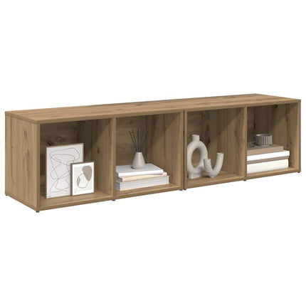 TV-bänkset 2 pcs Artisan Ek 37 x 35 x 72 cm Konstruerat trä