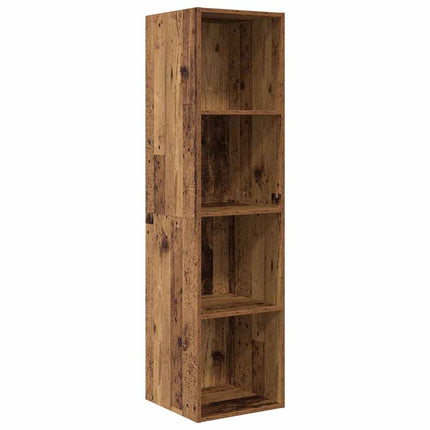 TV-bänkset 2 pcs Brun 37 x 37 x 142,5 cm Konstruerat trä