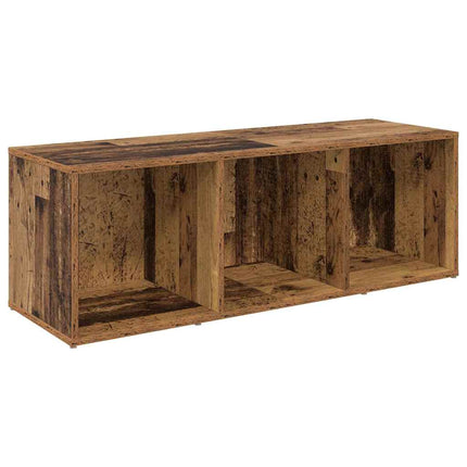 TV-bänkset 2 pcs Gammalt trä 37 x 35 x 107cm Konstruerat trä