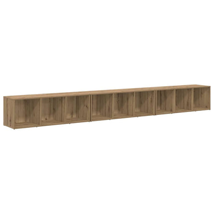 TV-bänkset 3 pcs Artisan Ek 37 x 35 x 107 cm Konstruerat trä