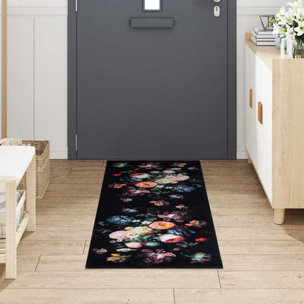 Köksmatta Svart 180 x 60 cm Sammet