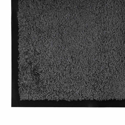 Dörrmatta Antracit 60 x 40 x 1.2 cm Teddytyg