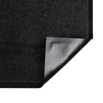 Dörrmatta Svart 60 x 40 x 1.2 cm Teddytyg